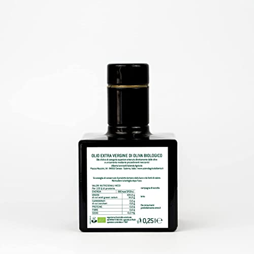 Sopraffino di Ceraso - Gefilterde Biologische Extra Vierge Olijfolie - 100% Italiaans – Cilento Olie - Alberta Iannicelli Azienda Agricola (250 ml) - Image 3