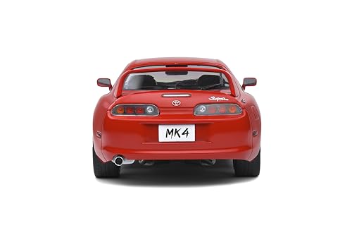Modelo a escala 1:18 Toyota Supra MK.4 (A80) rojo miniatura 4