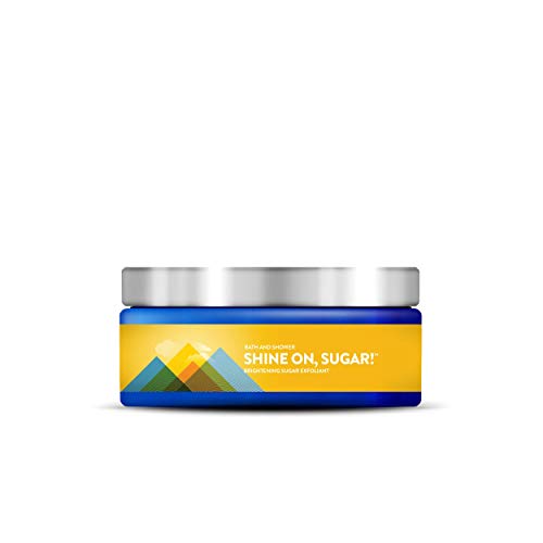 Little Moon Essentials Brightening Bath & Shower Sugar Exfoliant, Shine On, Sugar, 2 oz.