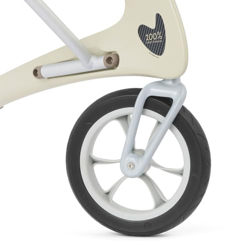 Image of byACRE Carbon Ultralight Rollator Walker, 10.6 lbs, Oyster White, Regular