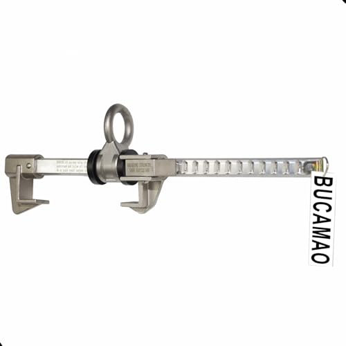 Bucamao Aluminum Horizontal Beam Anchor, Fits 4 to 14.6 Inch, Sliding Beam Anchor Easy Installation | OSHA and ANSI Compliant
