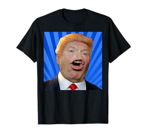 Donald Trump Ugly Face Meme t-shirt t-shirt, Preto