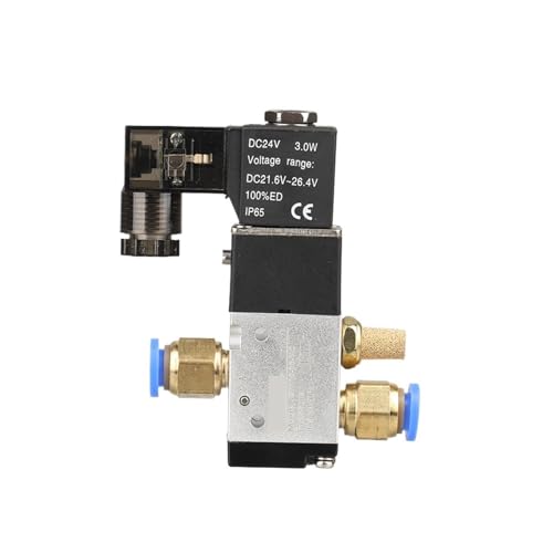 Électrovanne 12V 1/8 de commande d'air pour circuit CVC et plomberie domestique - 2