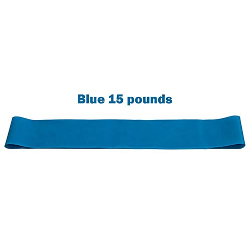 Widerstandsbänder Fitnessband Gymnastikband 100% Naturlatex, Fitness Band Ideal für Zuhause, Fitnessstudio, Yoga, Pilates, Training Muskelaufbau (Blaues, 300 * 50 * 0.5mm)