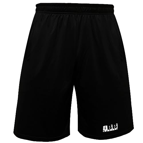 Shorts deportivos negros para entrenamiento XXL miniatura 1