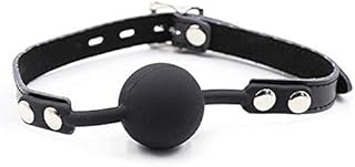 Jin Yulong Yoga mouthball Plug Silicone Alternative Toy Stage Performance Props Black
