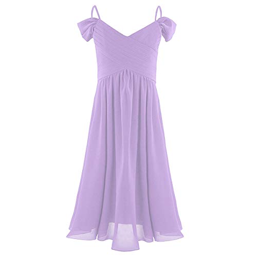 Abito Elegante da Bambina Estivo Fiore in Chiffon