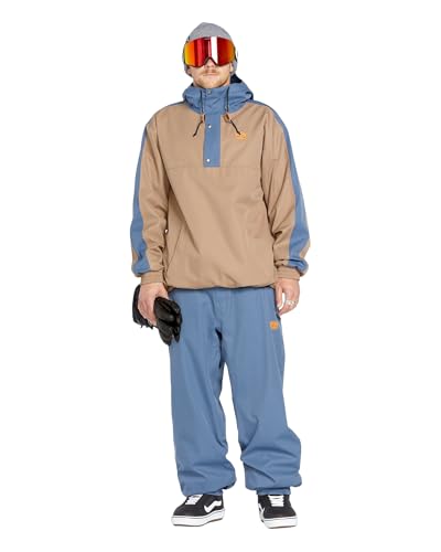 Volcom Men's Arthur Longo 20K Baggy Fit Snowboard Ski Pant, Indigo S5, X-Small