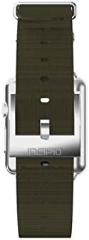Incipio Smartwatch Replacement Band for Apple Watch 42mm - Green/Silver Buckle