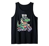 Joli alligator Ben sur une moto pour garçon, fils, bébé, papa, grand-père, frère, enfant, adolescent, enfants, toute personne nommée Ben. Si vous vous nommez Ben et que vous aimez les alligators, les motos, ce design amusant est le cas. Idée parfaite pour le Ben dans votre vie