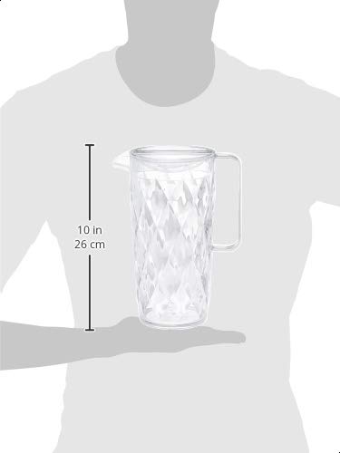 AmazonCommercial 54.10 fl oz. Pitcher and Four 8.45 fl. Oz. Tumblers