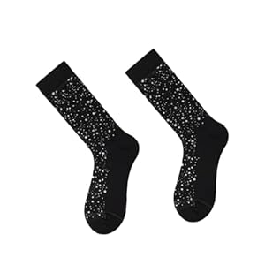 CALLARON 1 Paar Gypsophila Sokken Damessokken En Kousen Zwarte Sokken Dames Sokken Vrouwen Sokken Gewatteerde Sokken Zwarte Kousen Voor Vrouwen Sokken Voor Mannen Dot Katoen Paar Sokken