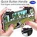 Mobile Game Controller, weini Cell Phone Game Controller Sensitive Shoot and Aim Buttons L1R1 Trigger Buttons for PUBG/Knives Out/Rules of Survival Support Android and iOS(1 Pair)