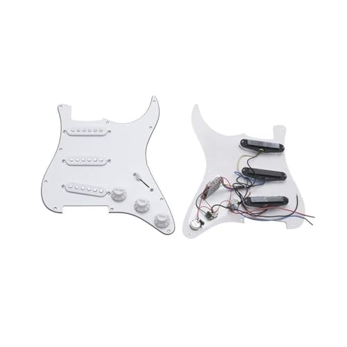 Pickguard guitare électrique SSS pré-câblé pour réparer les potards usés