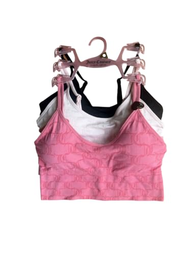 Juicy Couture 3-Pack Sports Bra Removable Pads Large