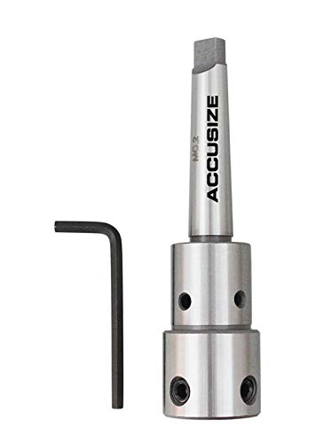 Accusize Industrial Tools Annular Cutter Arbor, Mt2 to 3 4   Weldon Shank for Drill-Use Annular Cutter on Drill Press, Mc00-0002