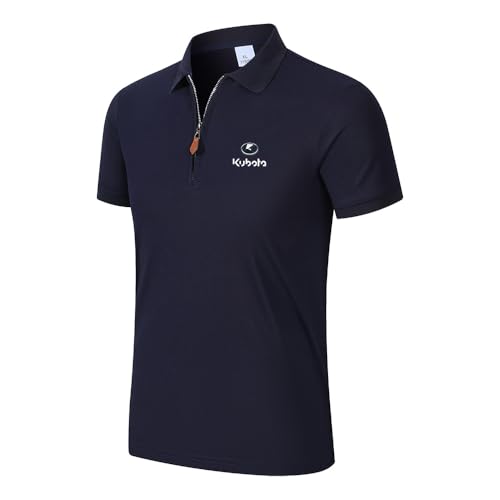 Polo homme manches courtes col zippé fcoin anti transpirant