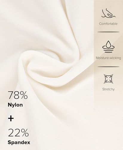 BRXL Womens Twist Back Sports Bra Longline Buttery Soft Low Impact Yoga Bra Removable Pads Scoop Neck Crop Top White — view 3