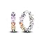 colorful love earring