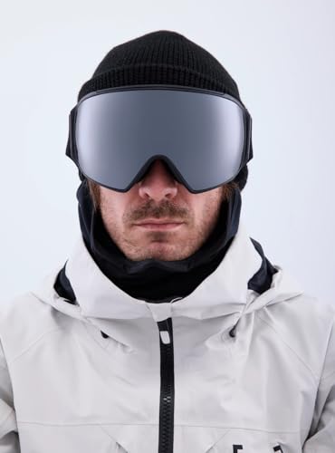 Anon M4 Toric Snow Goggles + Bonus Lens + MFI® Face Mask (Frame: Smoke, Lens: Perceive Sunny Onyx, Spare Lens: Variable Violet)
