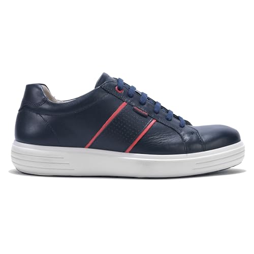 Image of Woodland Men Navy Casuals LACE UP