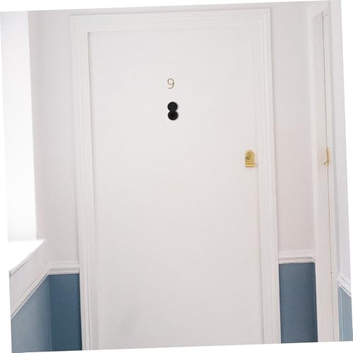 Cubierta de mirilla para puerta auto-adhesiva para privacidad, diseño elegante para apartamentos y puertas de dormitorio, fácil instalación interior miniatura 6