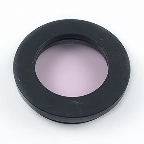Microscope 1.25 Inches M28 Microscope Moon Eyepiece of Astronomical Telescope Accessory 5P0053(Pink)