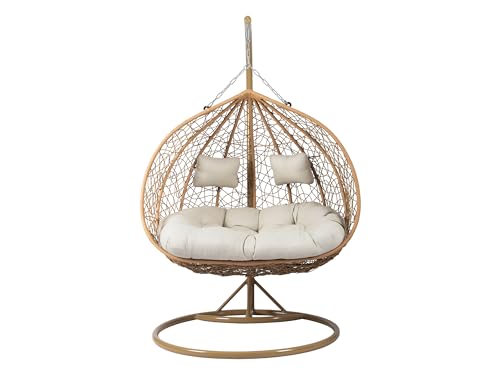 Hängekorb Hängesessel TWO Polyrattan für zwei Personen inkl Ge