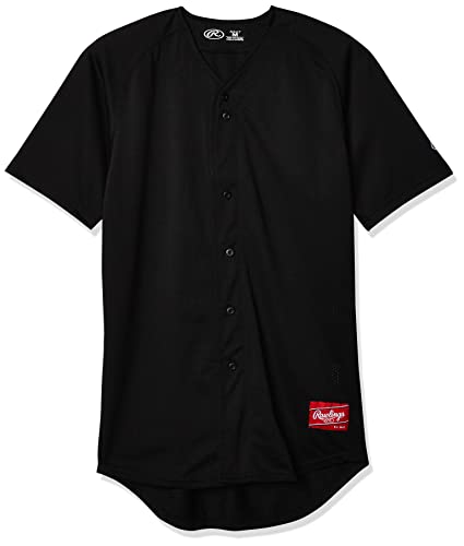Rawlings Men's Full Button RBJ167 Jersey
