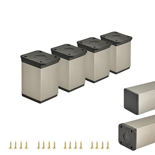 ALUSFERA Piedini per Mobili in Metallo - Piedini