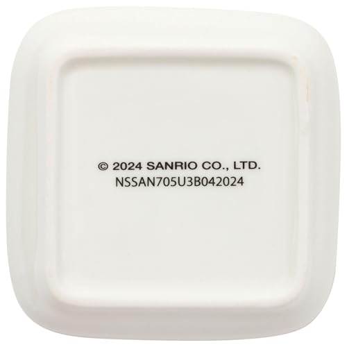 Image of Silver Buffalo Sanrio Hello Kitty and Friends Badtz-Maru, My Melody, Pompompuring, Cinnamoroll, Keroppi, Tuxedo Sam, and Chococat Ceramic Sushi Set with Dipping Sauce Dish and Matching Chopsticks