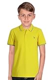 Allen Solly Junior Boys' Plain Regular Fit T-Shirt (AKBTS5182152_Yellow_15-16 Years)