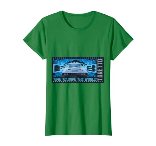 The Fate of the Furious Time to Save The World T-Shirt T-Shirt, Women, Kelly Green, Small