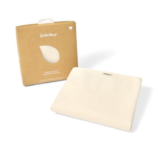 The Little Green Sheep Wasserdichter babybetten Matratzenschoner 60x120cm