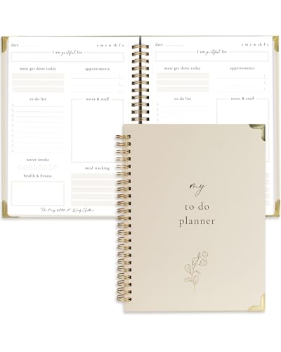 Beautiful To Do List Notebook - Aesthetic Daily Planner to Easily...