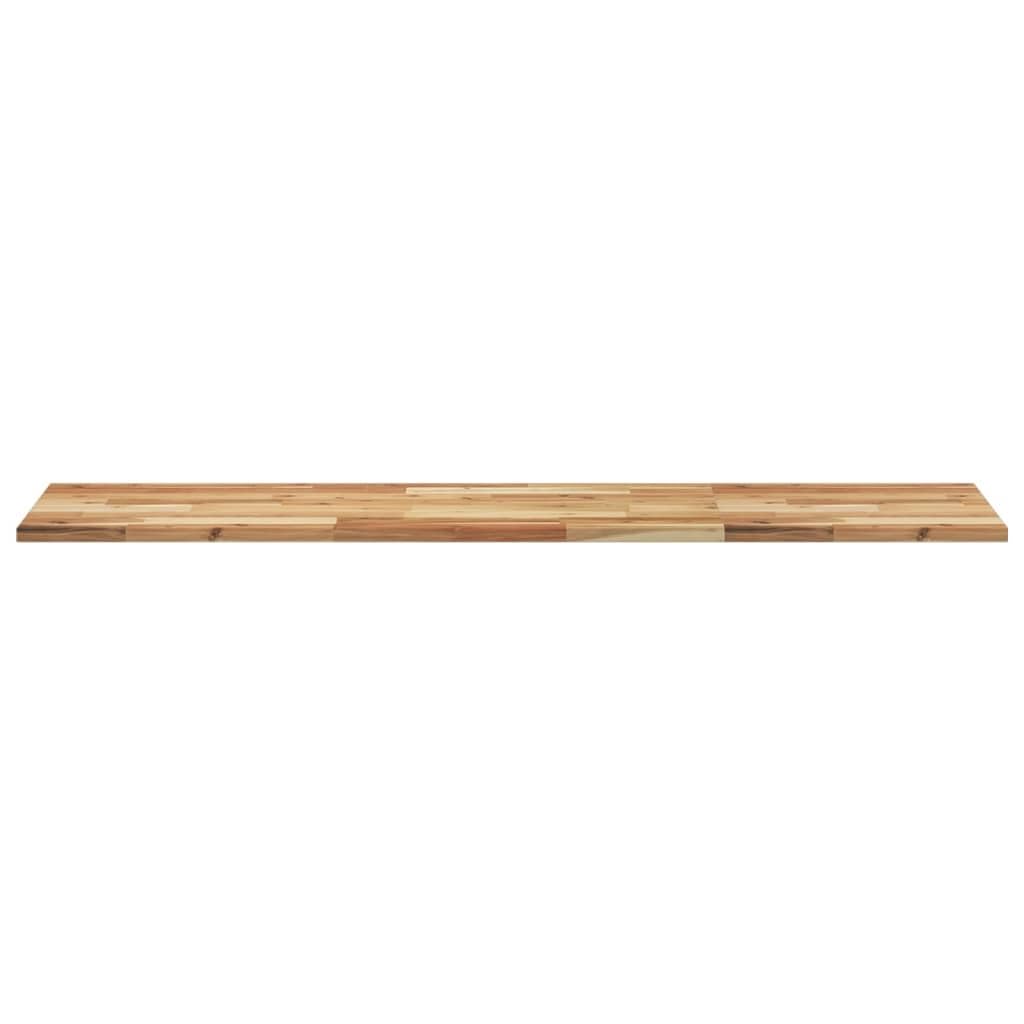 3 mensole sospese, 120 x 40 x 2 cm, in legno massello di acacia, trattato ad olio, per soggiorno, camera da letto, cucina, ufficio, scaffale e decorazione