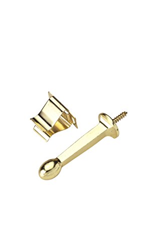 Stanley Hardware S756-300 CD7095 Doorstop and Holder in Bright Brass