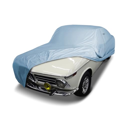 Image of iCarCover Premium Car Cover for 1967-1971 BMW 1600, 1600-2, 1602 Heavy Duty Waterproof All-Weather Automobiles Custom Fit Indoor Outdoor UV Snow Protection Covers with Straps and Bag