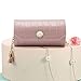 WUDUOA Jewelry Bag Cosmetic Clutch, Portable Fashion Jewelry Storage Bag for Rings, Necklaces, Earrings, Gift for Girls