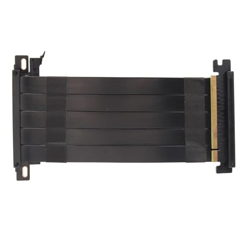 Cable de elevación PCIe 4.0 X16 flexible 20cm negro que soluciona el sobrecalentamiento de GPU 6