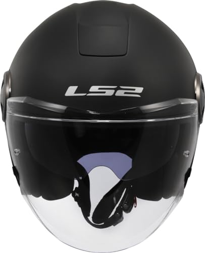 Casque moto jet LS2 noir mat Classy léger - 6