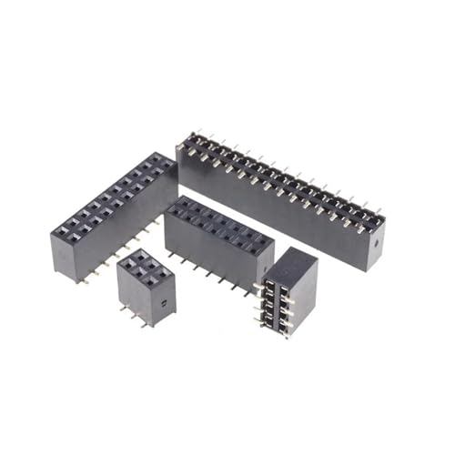 Conector hembra para PCB SMT de 2x9 pines y doble hilera recta 3