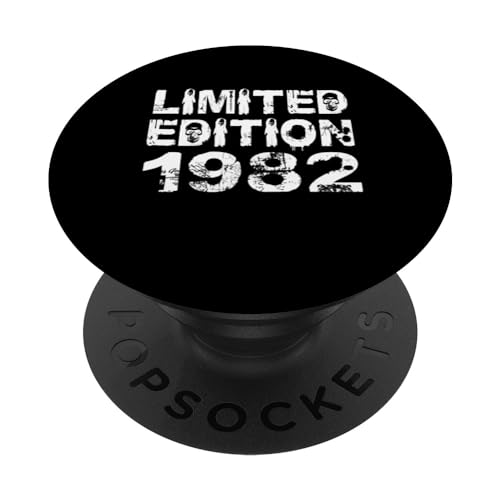 Edición limitada 1982 Cumpleaños 1982 Edición Cumpleaños PopSockets PopGrip Intercambiable