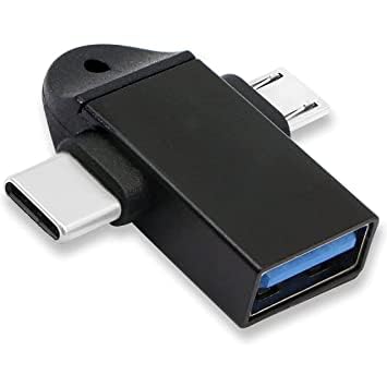 GLAMVERVE 2-in-1 OTG USB Adapter - Type C & Micro USB, High-Speed Data Transfer for Android Smartphones and Tablets (B0DGDD2LNR) Amazon Price History, Amazon Price Tracker