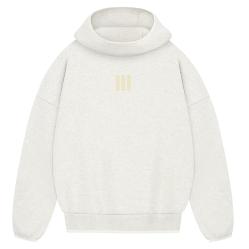adidas Mens Fear Of God Athletics Hoodie Casual Outerwear Casual 4-Way Stretch - White - Size L