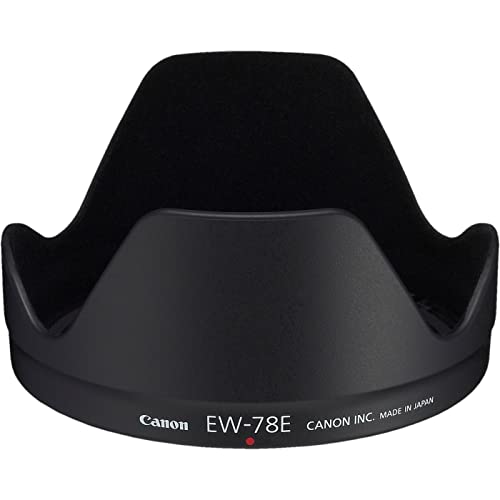 Canon EW 78E   Parasol para objetivos Canon EF S 15 85mm f/3.5 5.6 IS USM, negro
