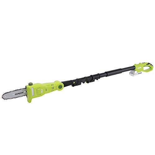 Sun Joe 24V-PS8-LTE 24-Volt 8-Inch 2 Cordless Telescoping Chainsaw Pole Saw, Kit (w/2.0-Ah Battery + Quick Charger)