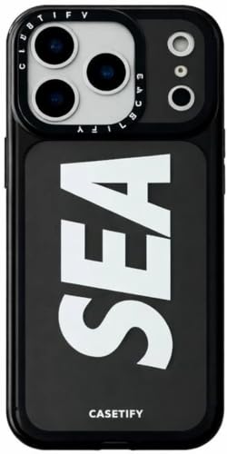 Image of for iPhone 17 Pro SEA Case Transparent, Grip Case Silicon Slim Fit Shock-Absorbing TPU Bumper & Anti-Yellowing Clear Protective Back Cover for iPhone 17 Pro (Black,01)
