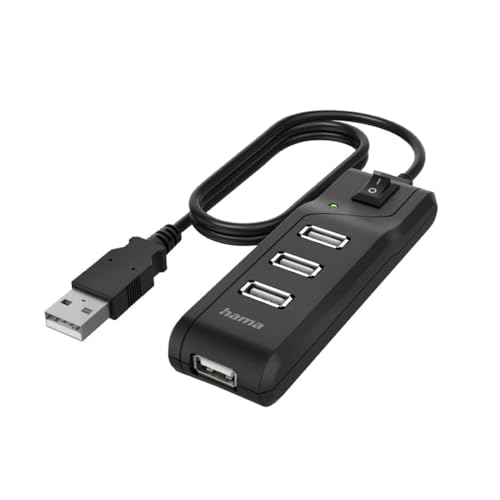 Hub Usb, 4 Porte, Usb 2.0, 480 Mbit/S, Interruttore On/Off - Hub USB - Immagine 6