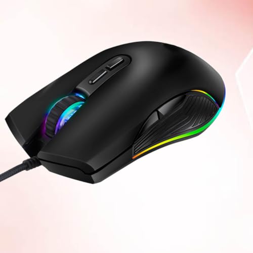 Ratón para juegos PC de material ABS mate con DPI ajustable 800-3200 y cable 7